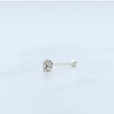 Classic Diamond-Style Crystal Nose Pin