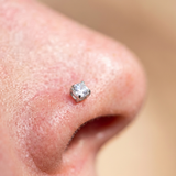 Classic Diamond-Style Crystal Nose Pin